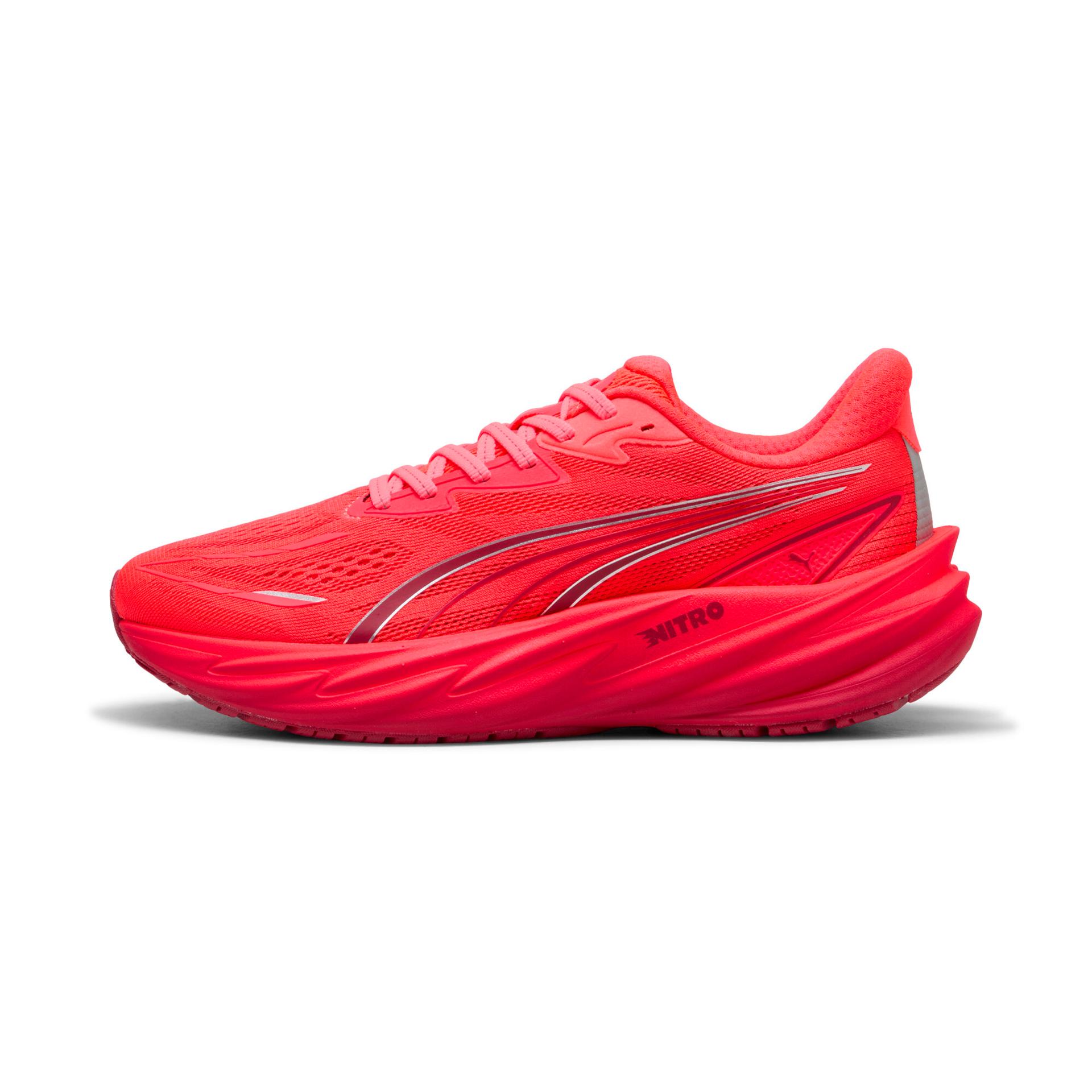 puma velocity nitroâ¢ 5 running shoes women women's road running shoes in red, size 7
