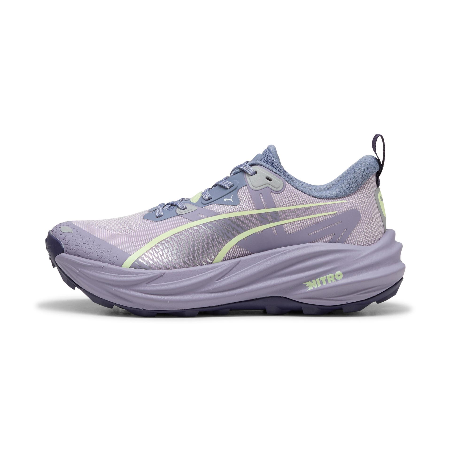 puma voyage nitroâ¢ 4 women's trail running shoes in purple, size 6.5