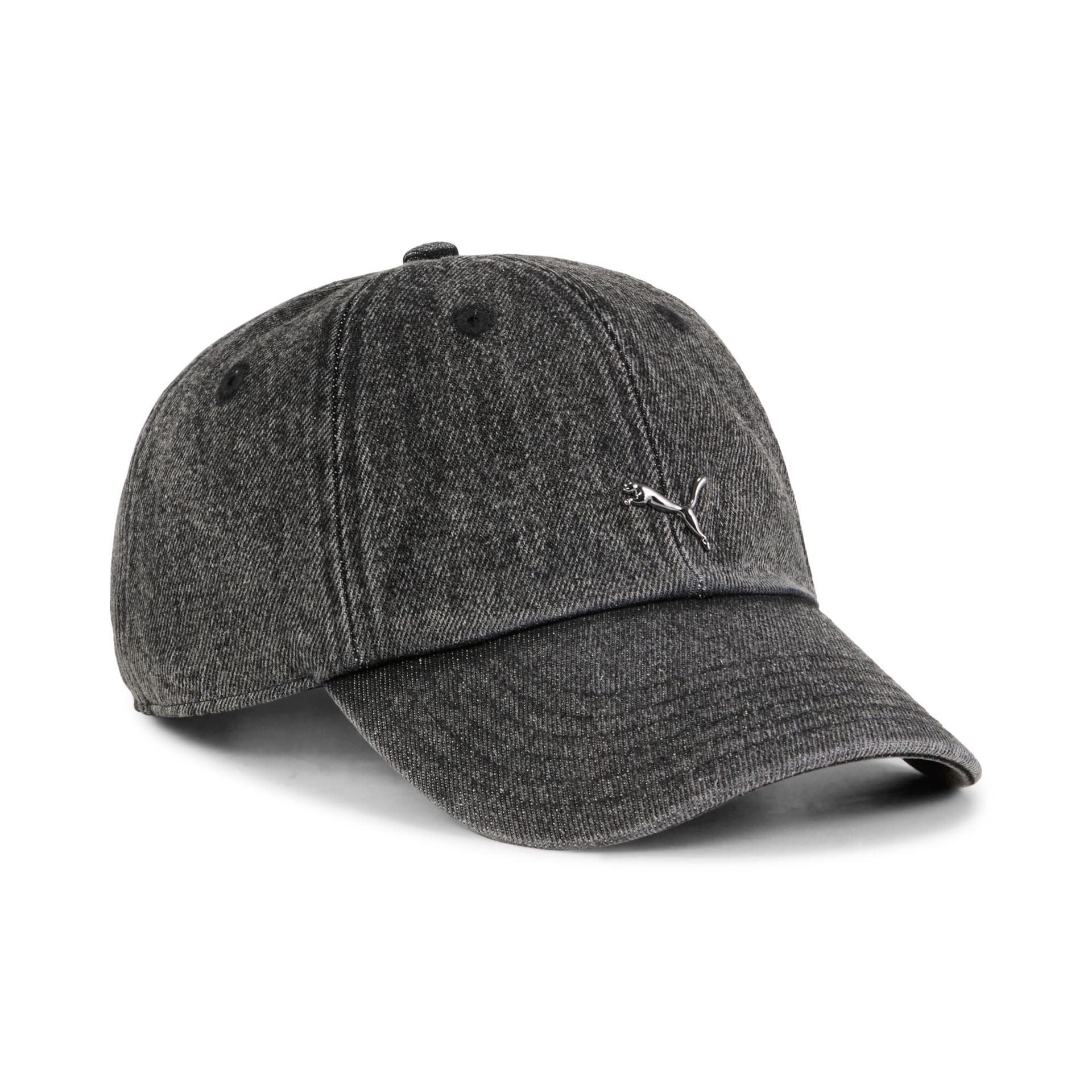 puma wardrobe essentials metal dad hat in black