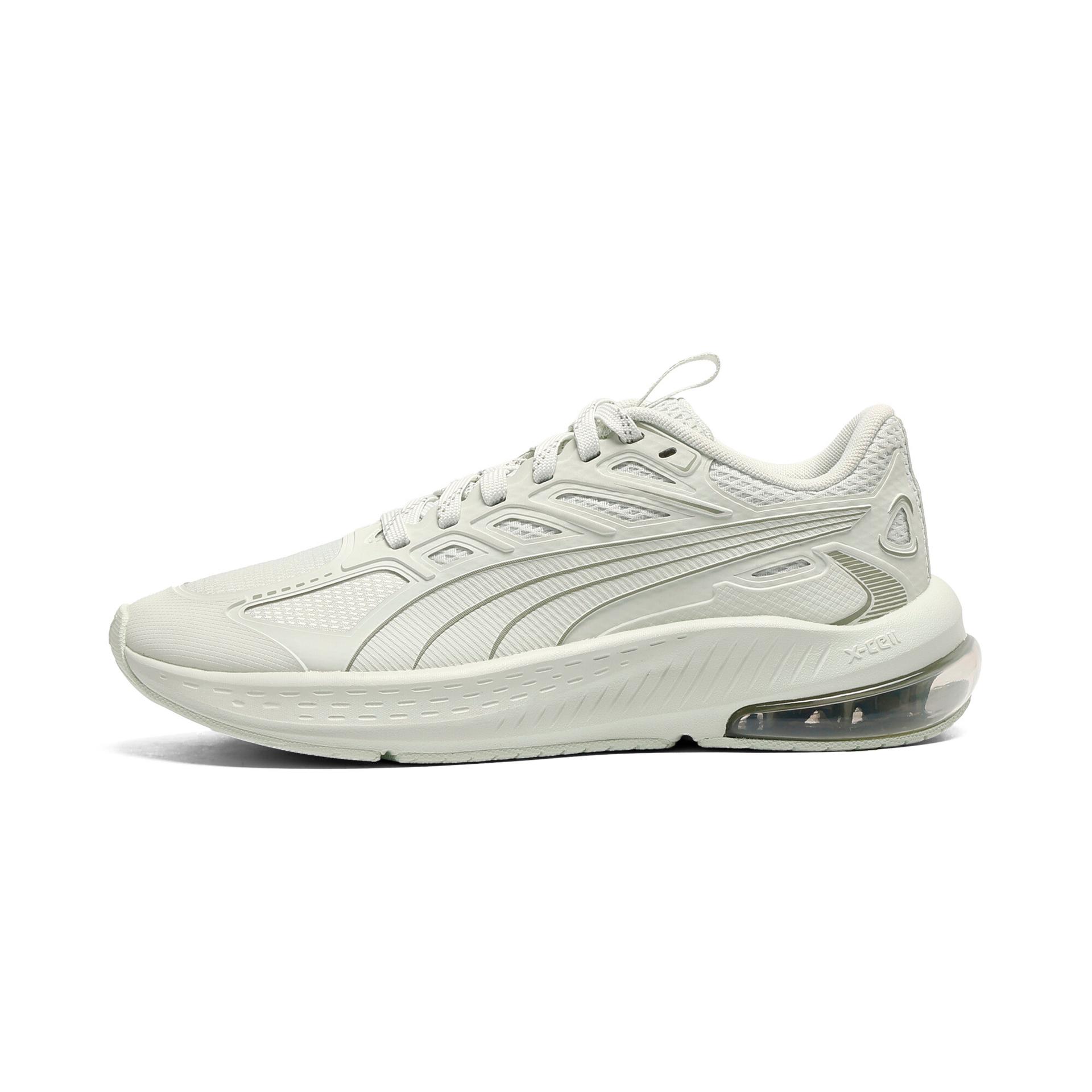 puma x-cell lightspeed women's shoes in green, size 8