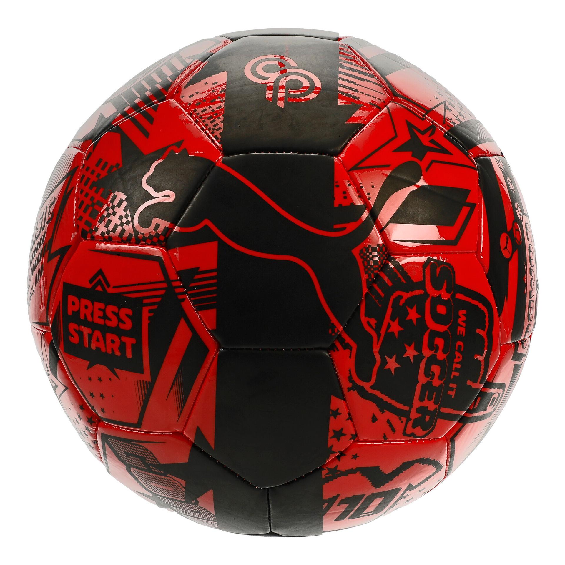 puma x christian pulisic legacy soccer ball in red, size 4