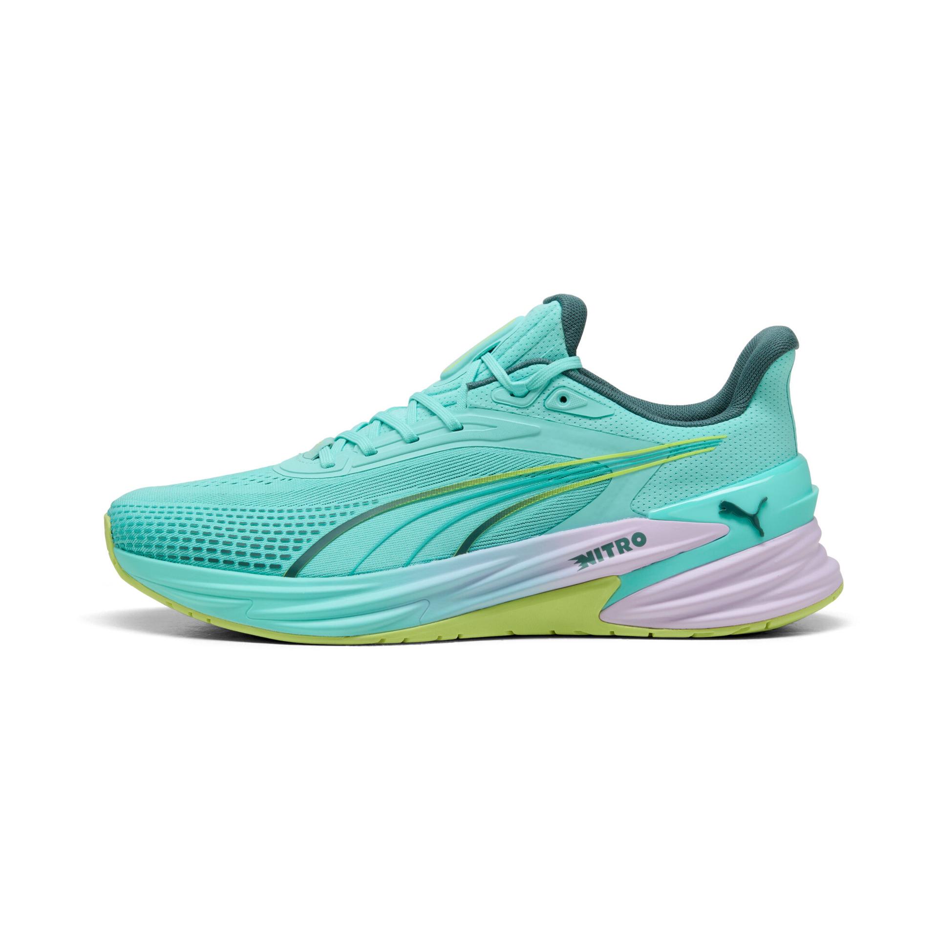 puma x hyrox activate nitroâ¢ training shoes in green, size 14