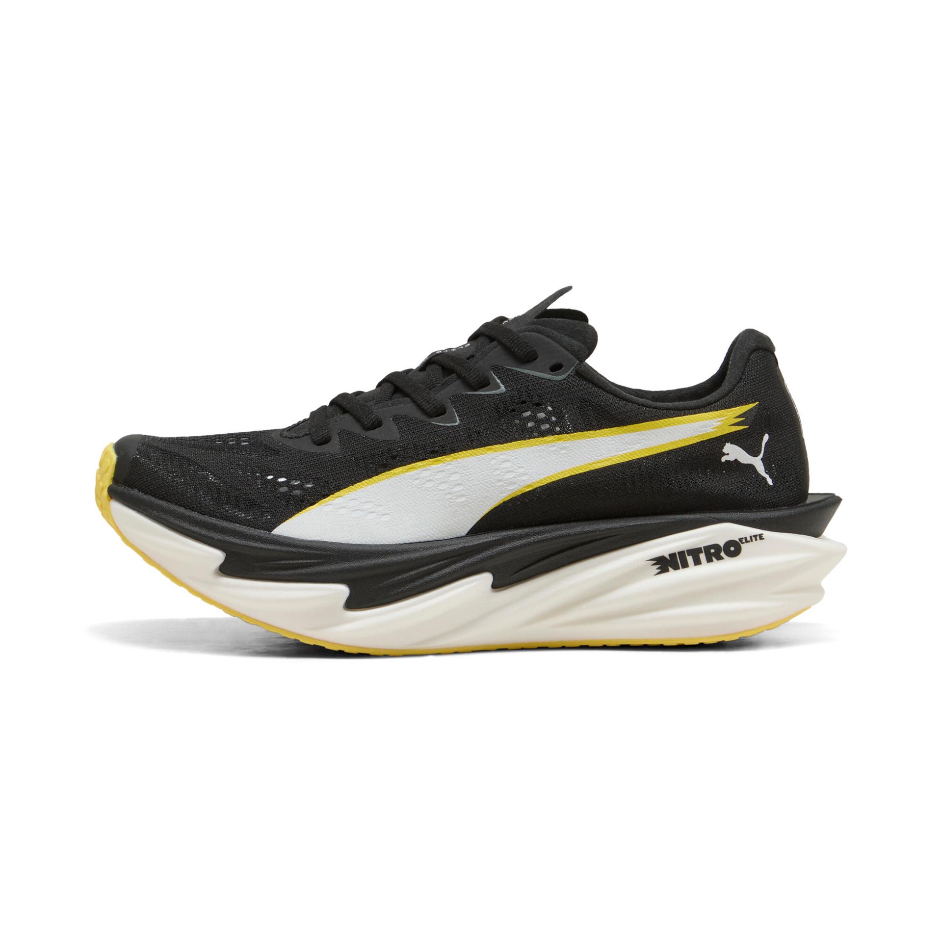 puma x hyrox deviate nitroâ¢ elite 4 women's shoes in black, size 6