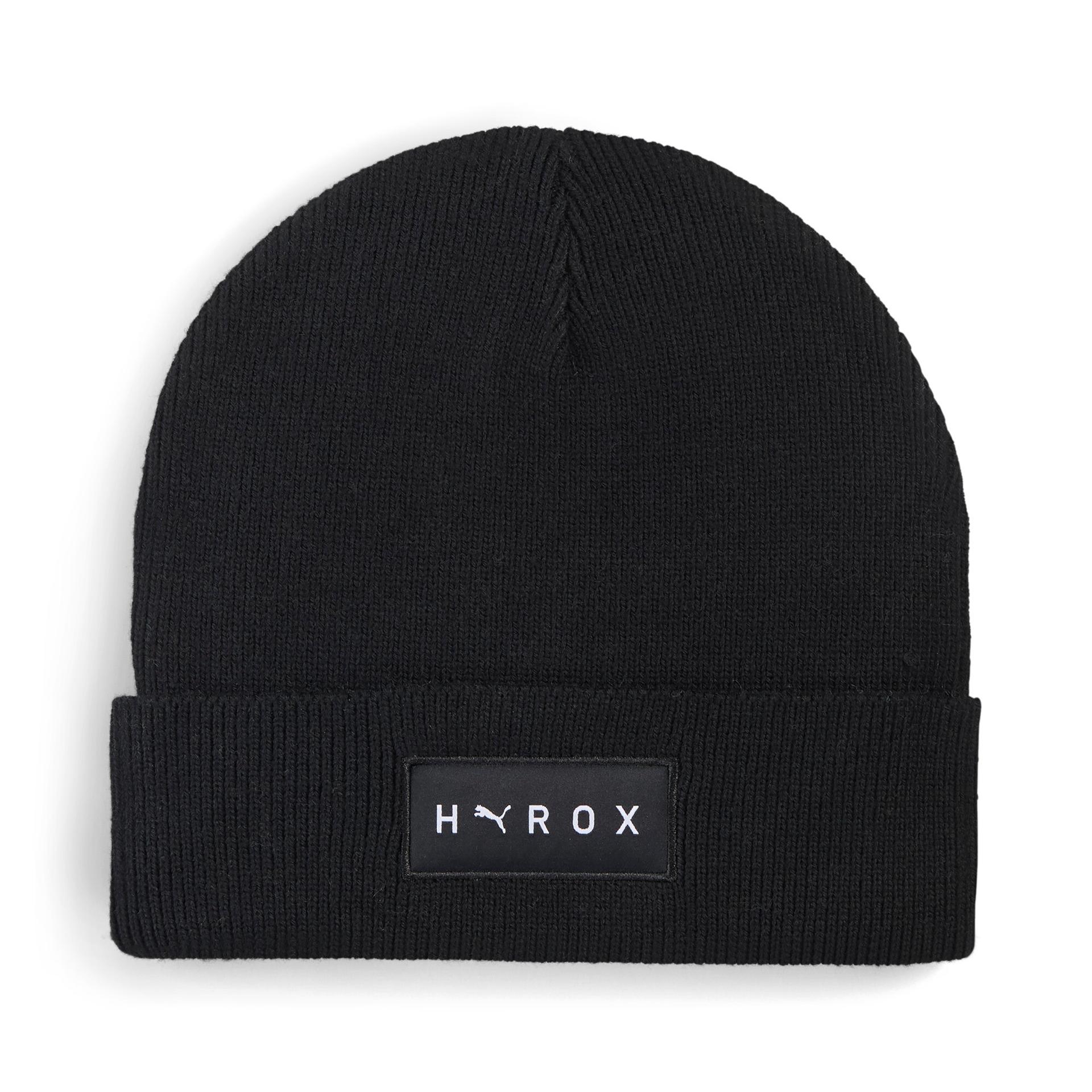 puma x hyrox mid crown beanie in black