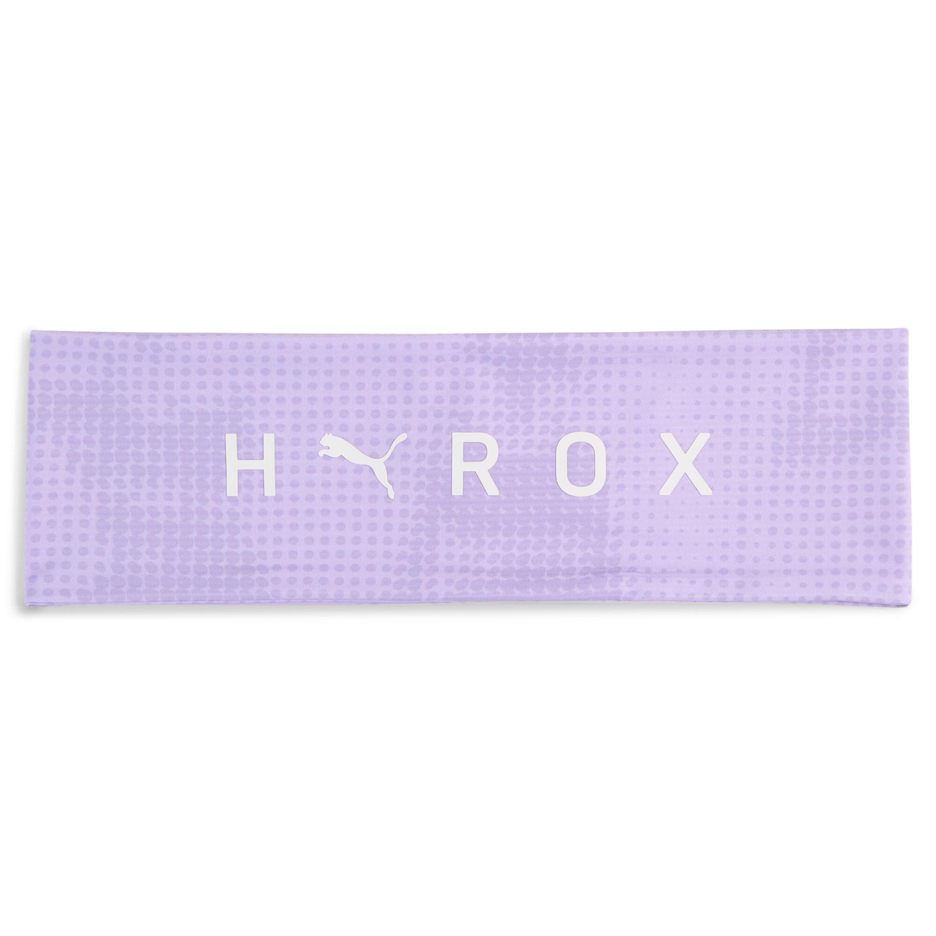 puma x hyrox training headband shoes in purple