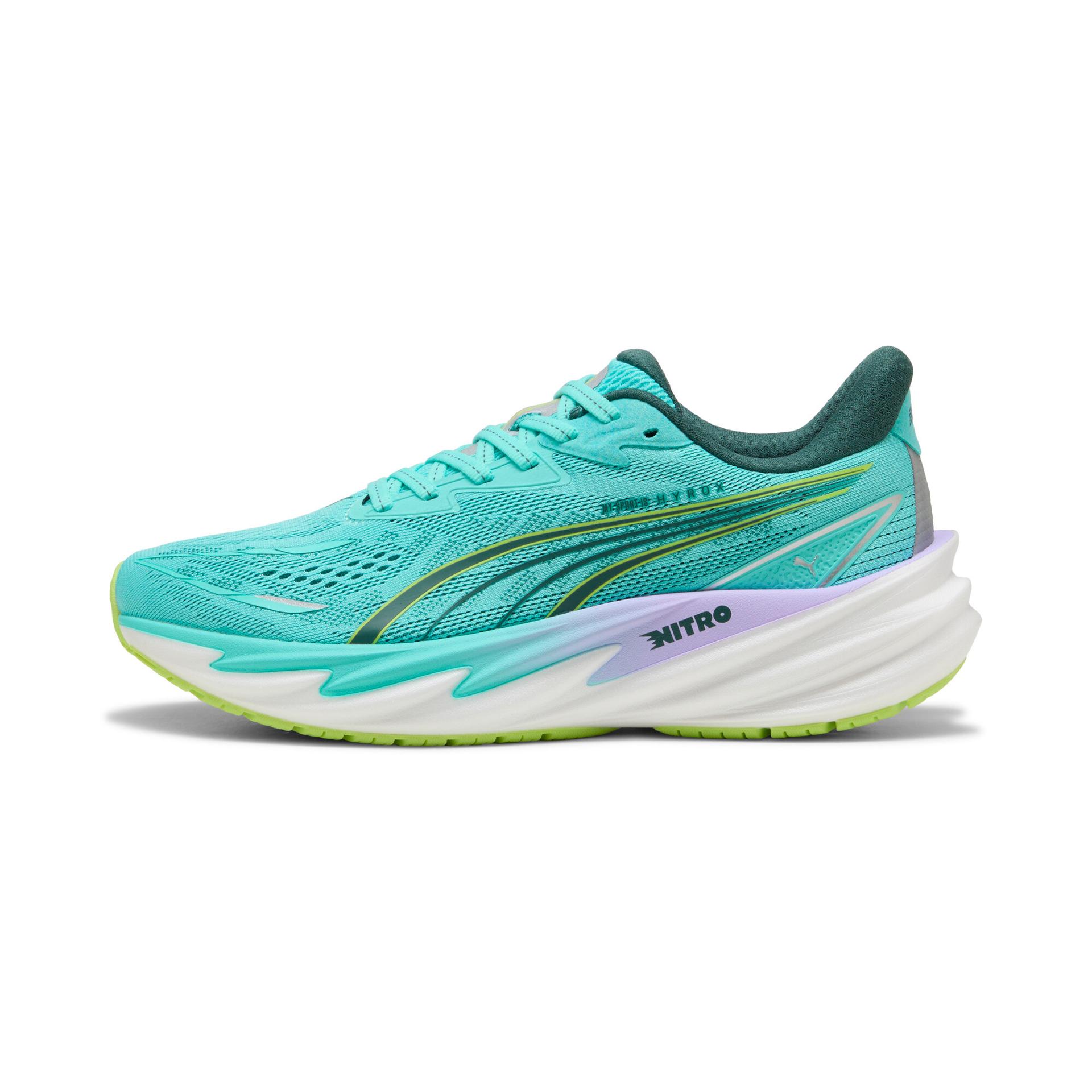 puma x hyrox velocity nitroâ¢ 5 training shoes women women's training shoes in green, size 7.5