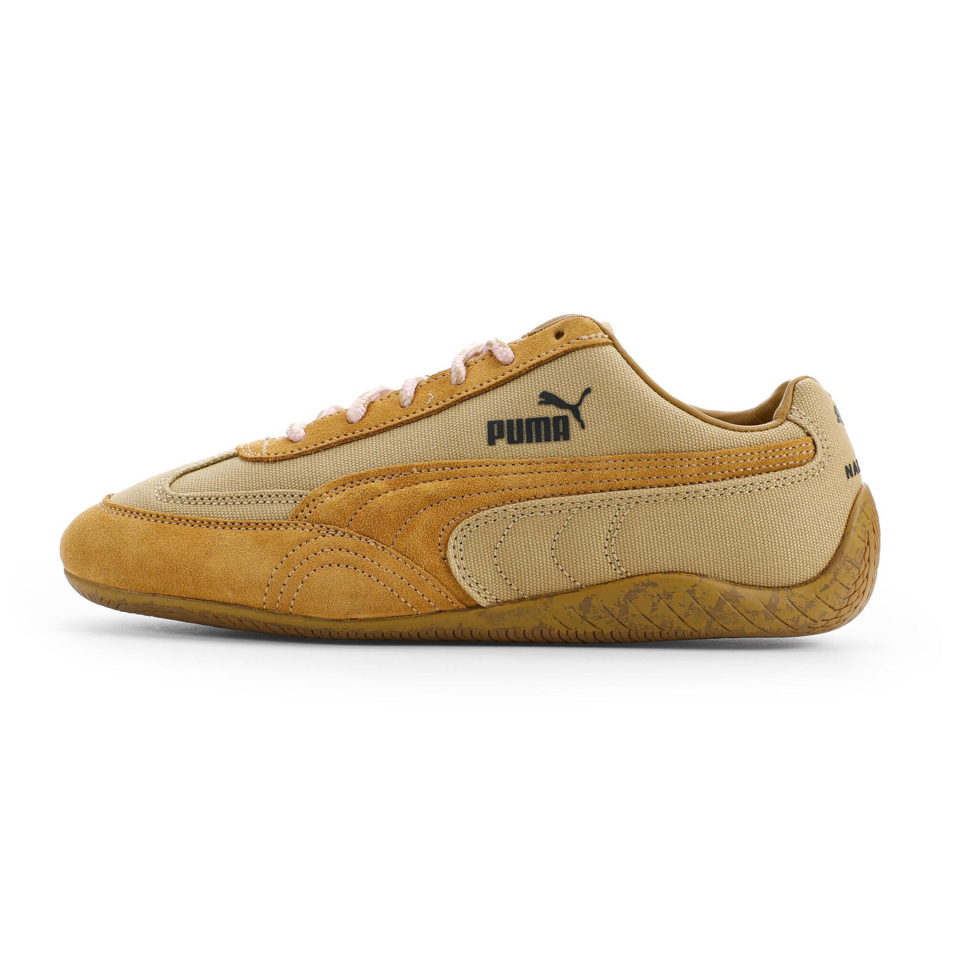 puma x nahmias speedcat sneakers in beige, size 4