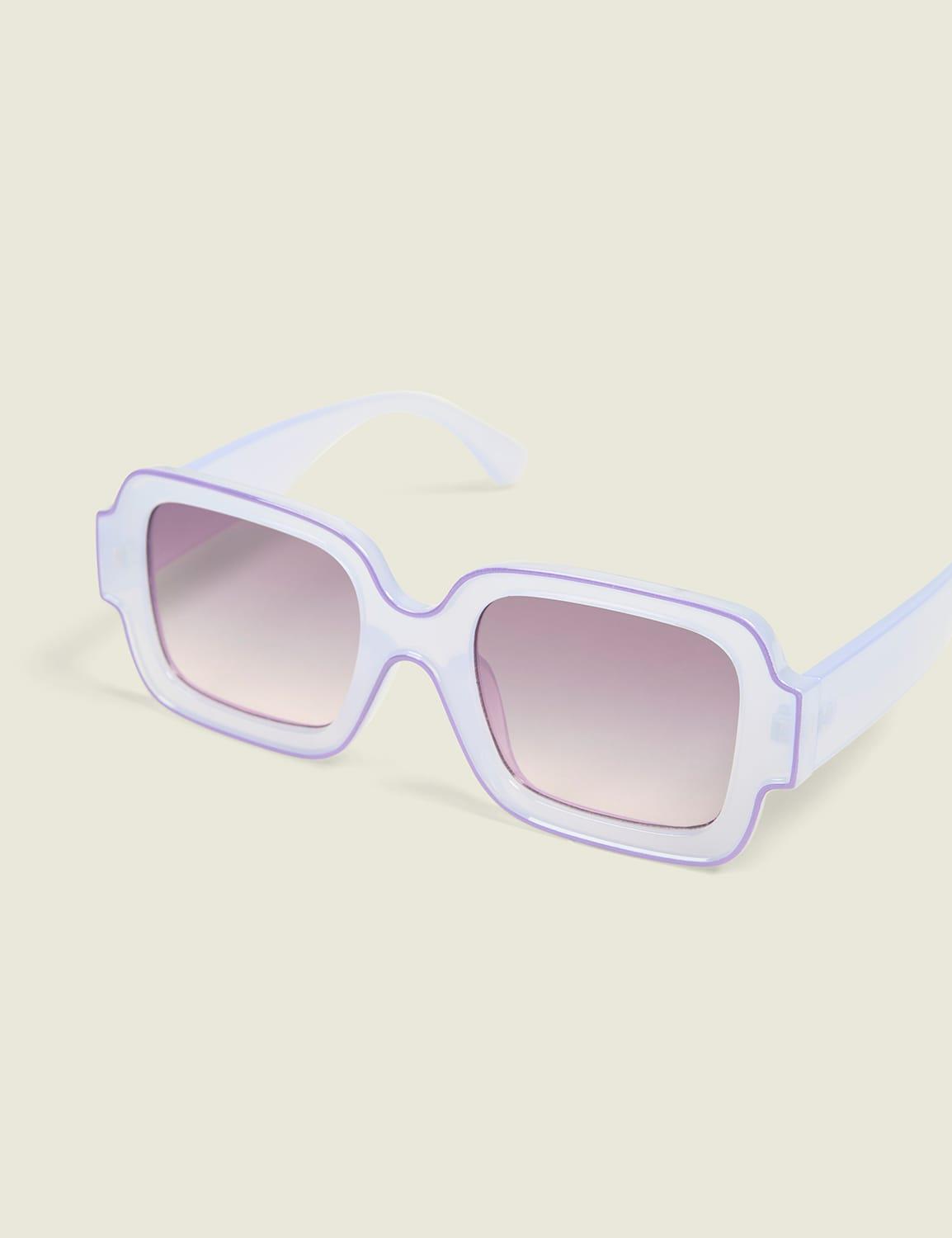 purple square sunglasses