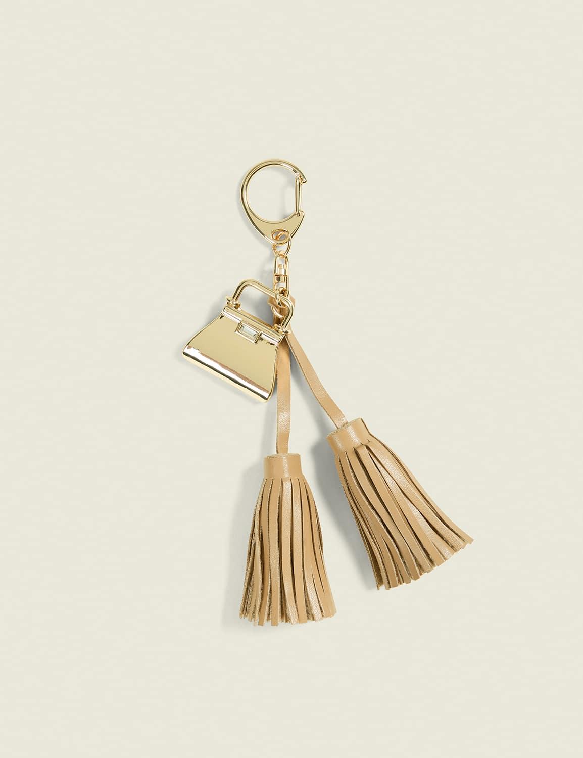 purse & tassel bag charm