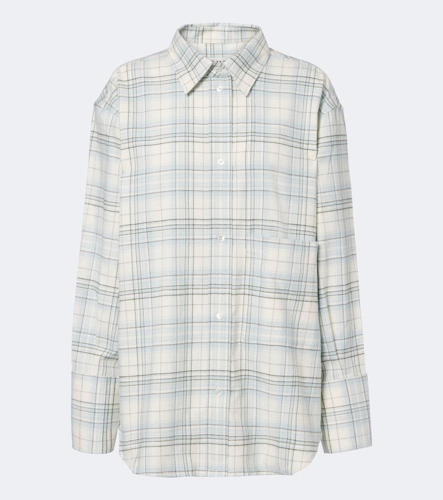 róhe checked cotton shirt