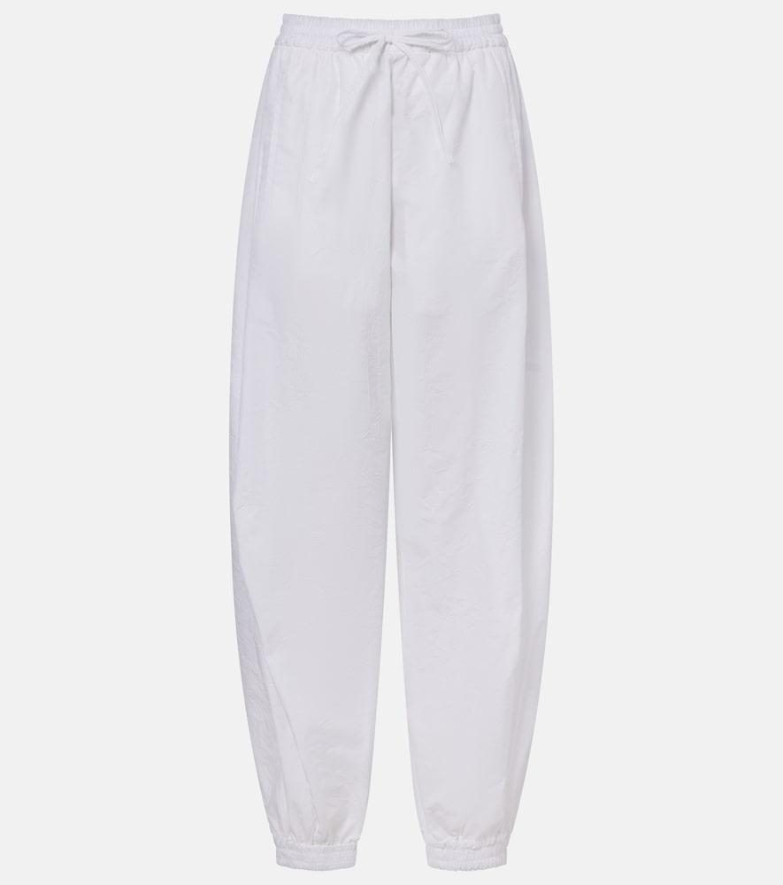 róhe cotton-blend wide-leg pants