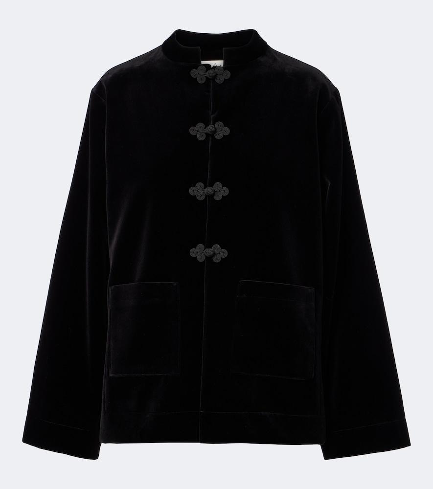 róhe cotton velvet jacket