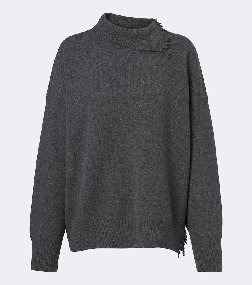 róhe distressed wool-blend sweater
