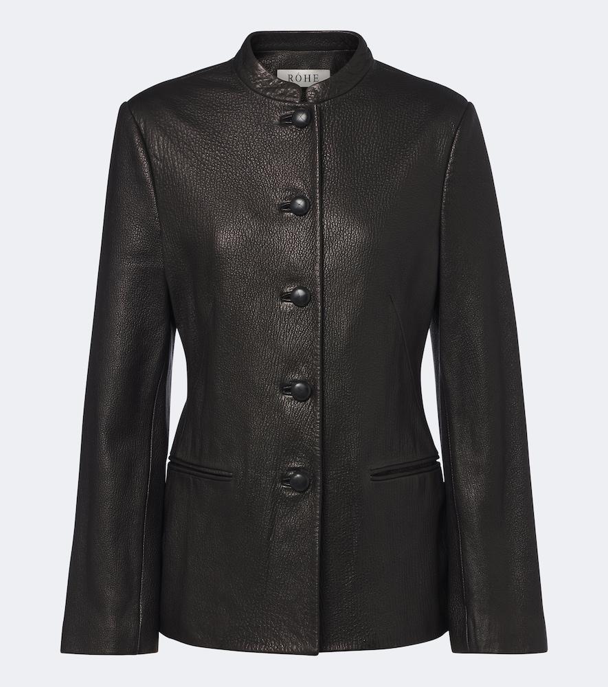 róhe leather jacket