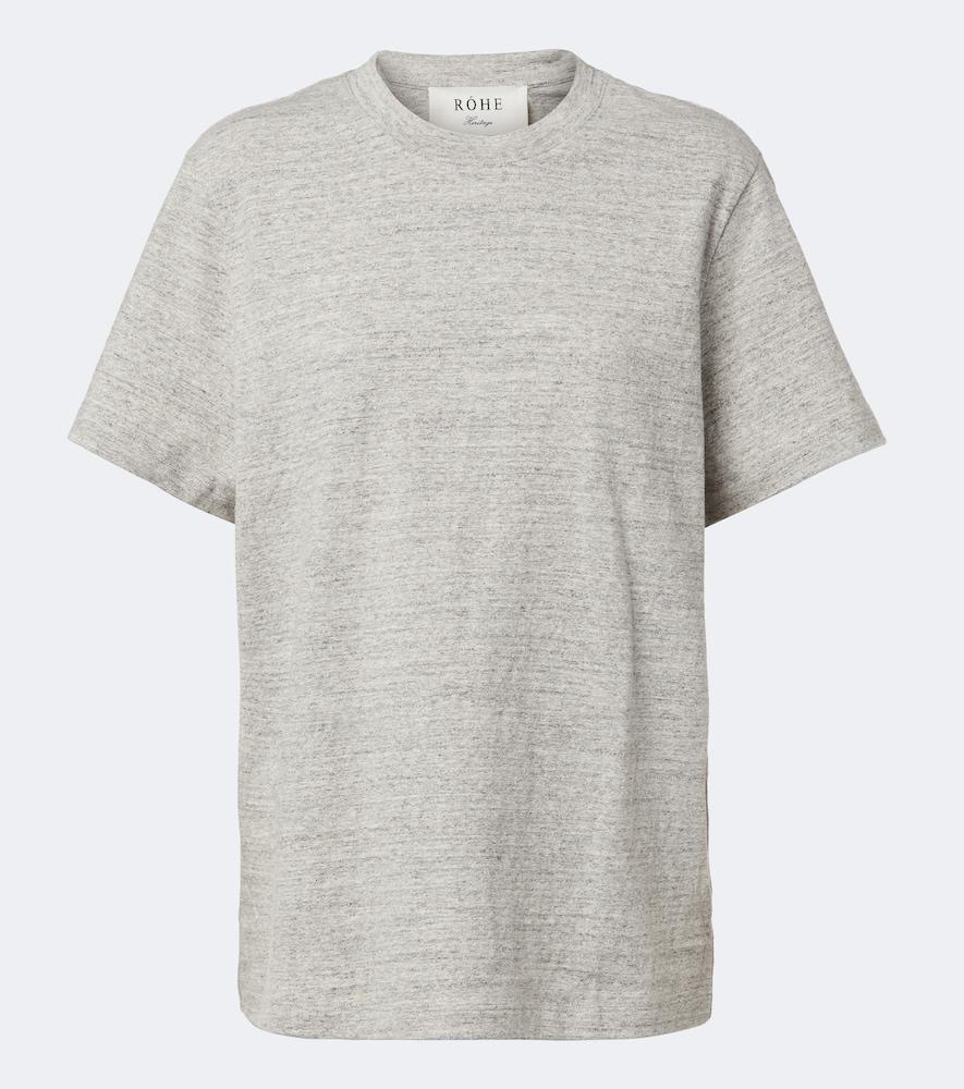 róhe mouliné cotton jersey t-shirt