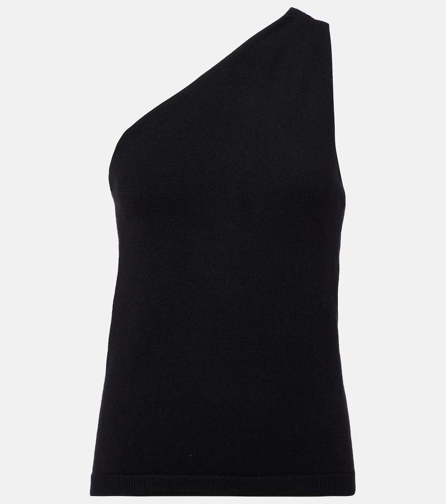 róhe one-shoulder wool and cashmere-blend top