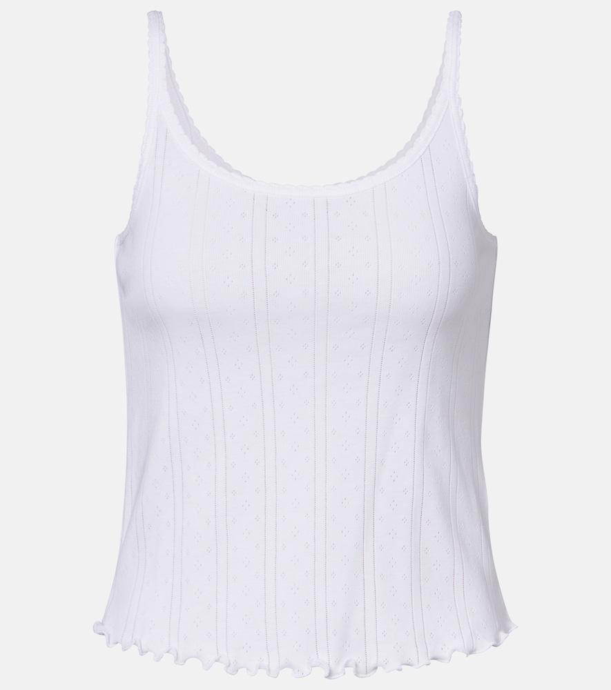 róhe pointelle cotton top