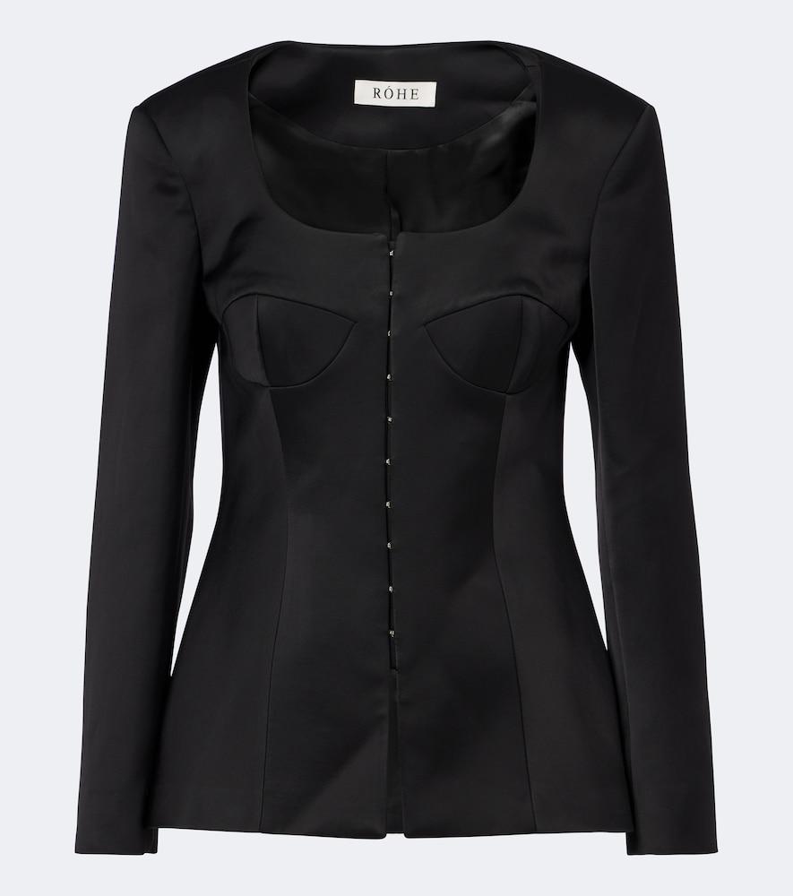 róhe satin jacket