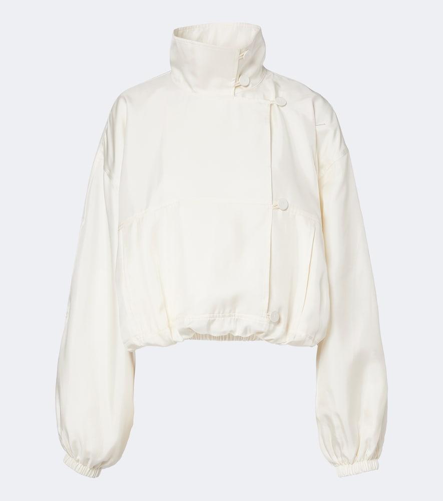 róhe silk blouson jacket