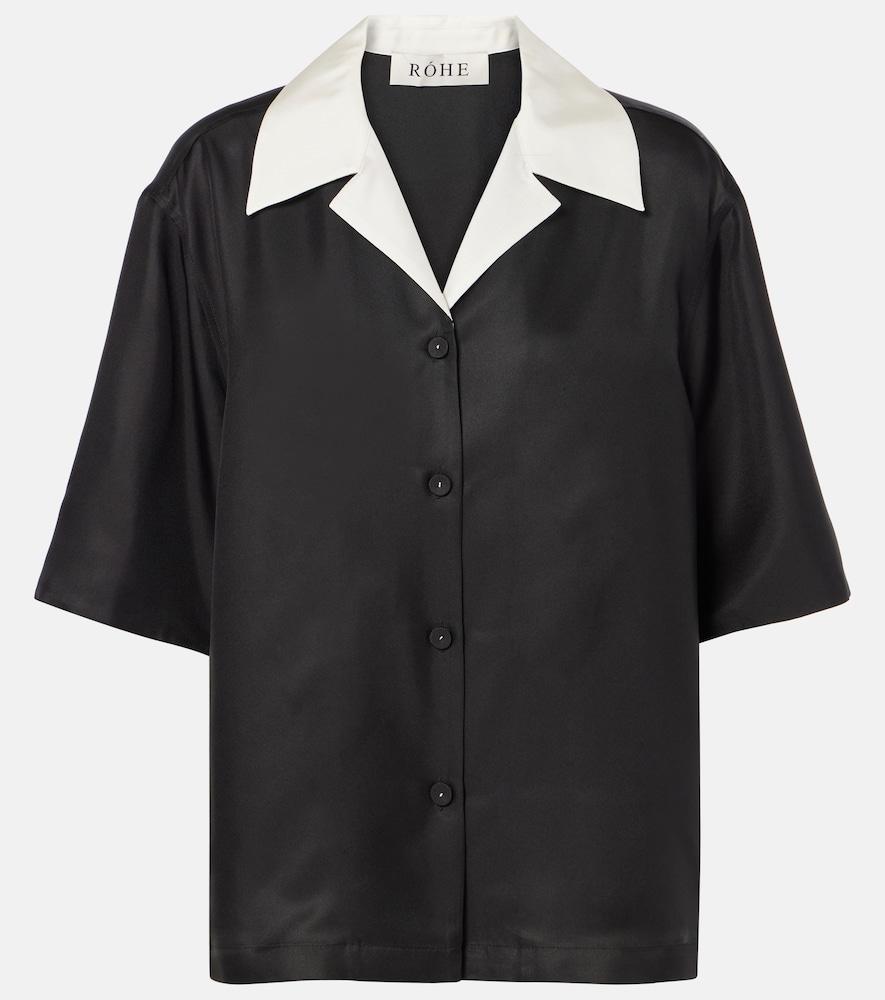 róhe silk shirt