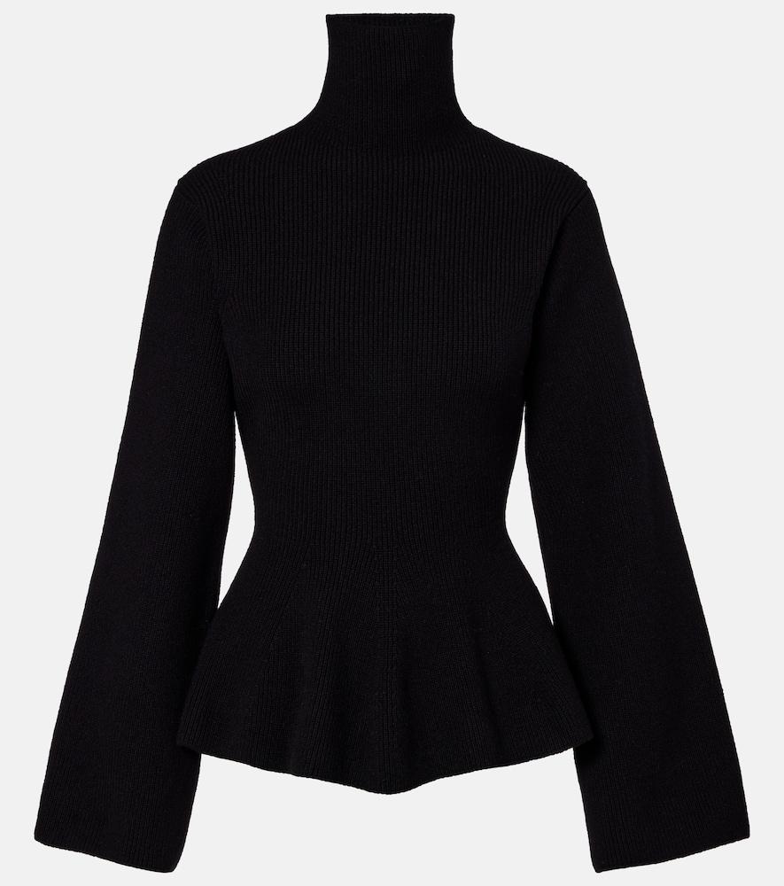 róhe turtleneck wool and cashmere top