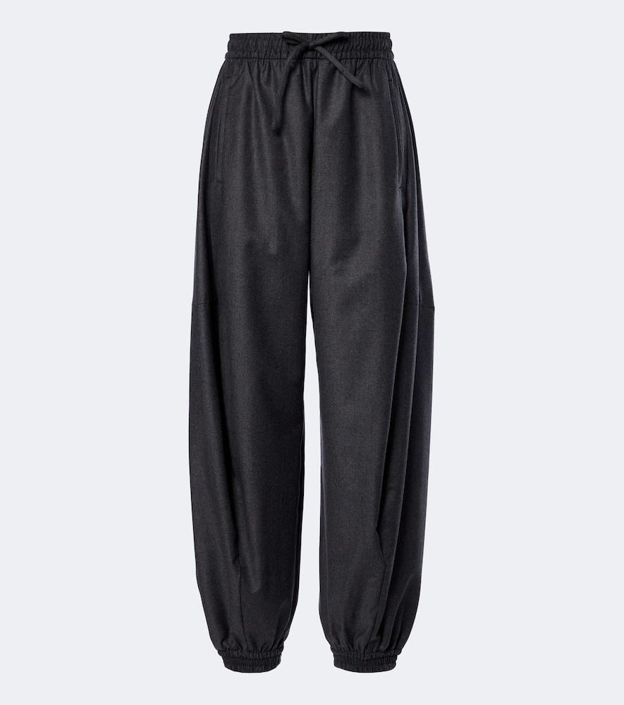 róhe virgin wool balloon pants