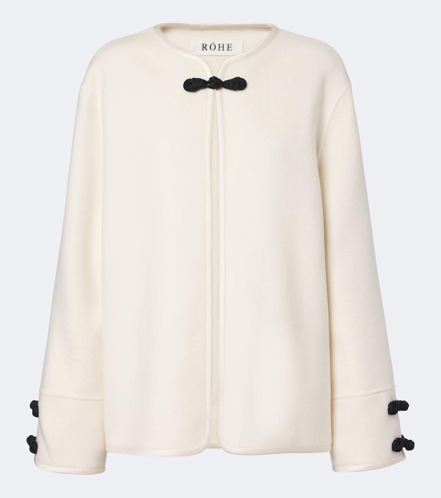 róhe wool and cashmere jacket
