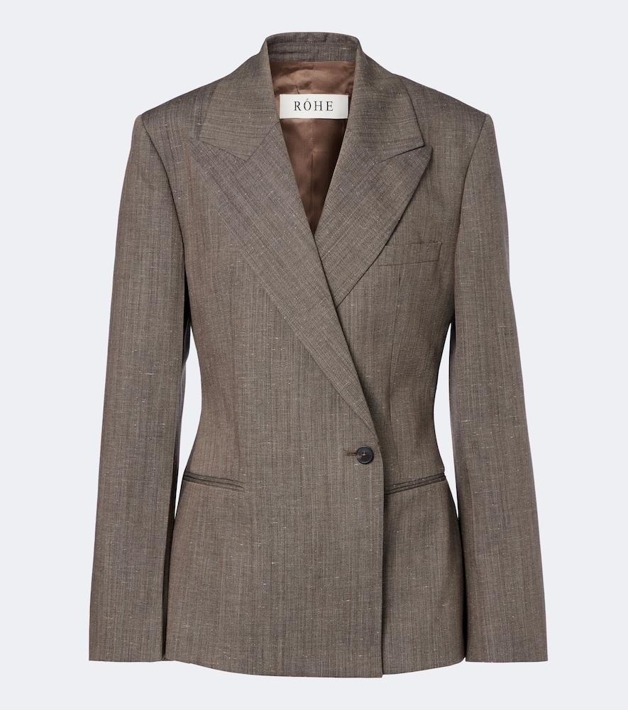 róhe wool-blend blazer