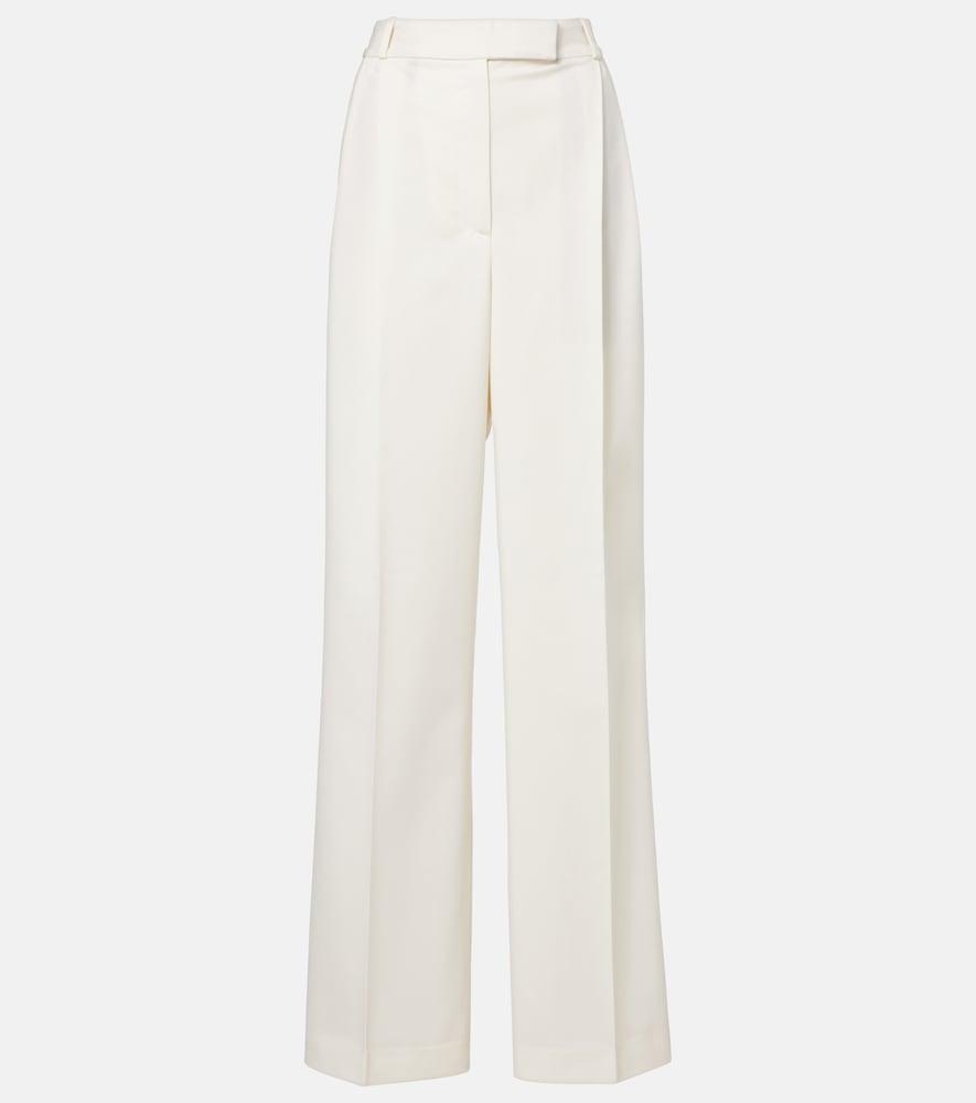 róhe wool-blend wide-leg pants