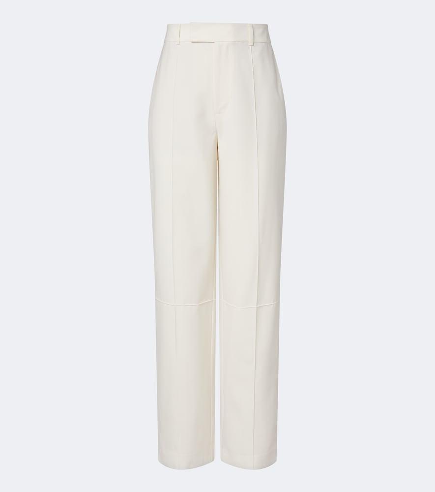 róhe wool-blend wide-leg pants