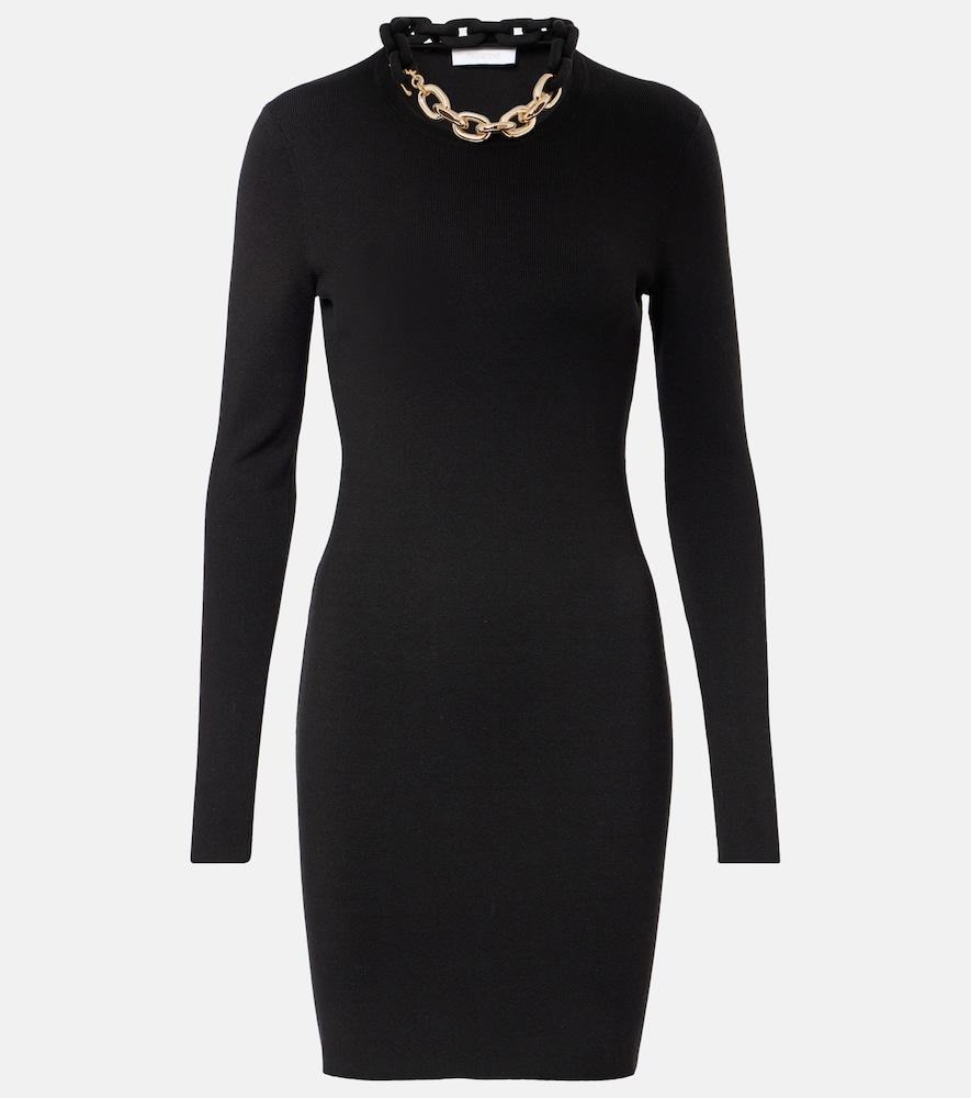 rabanne chain-detail minidress