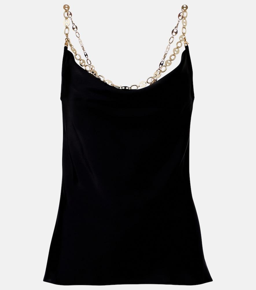 rabanne chain-detail top