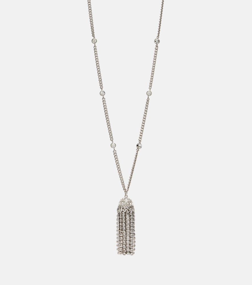 rabanne crystal-embellished pendant necklace