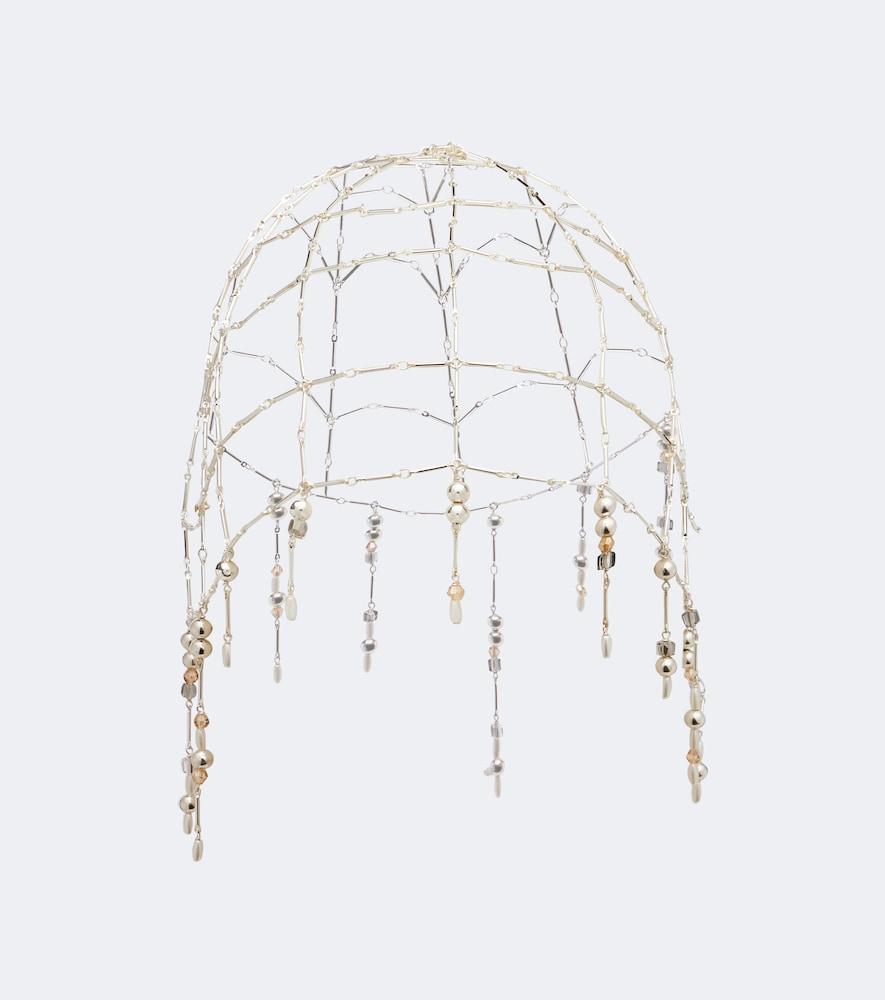 rabanne embellished headpiece