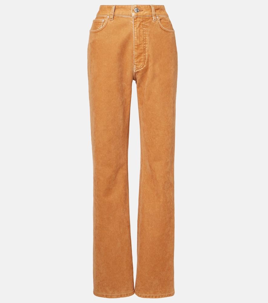 rabanne high-rise straight jeans