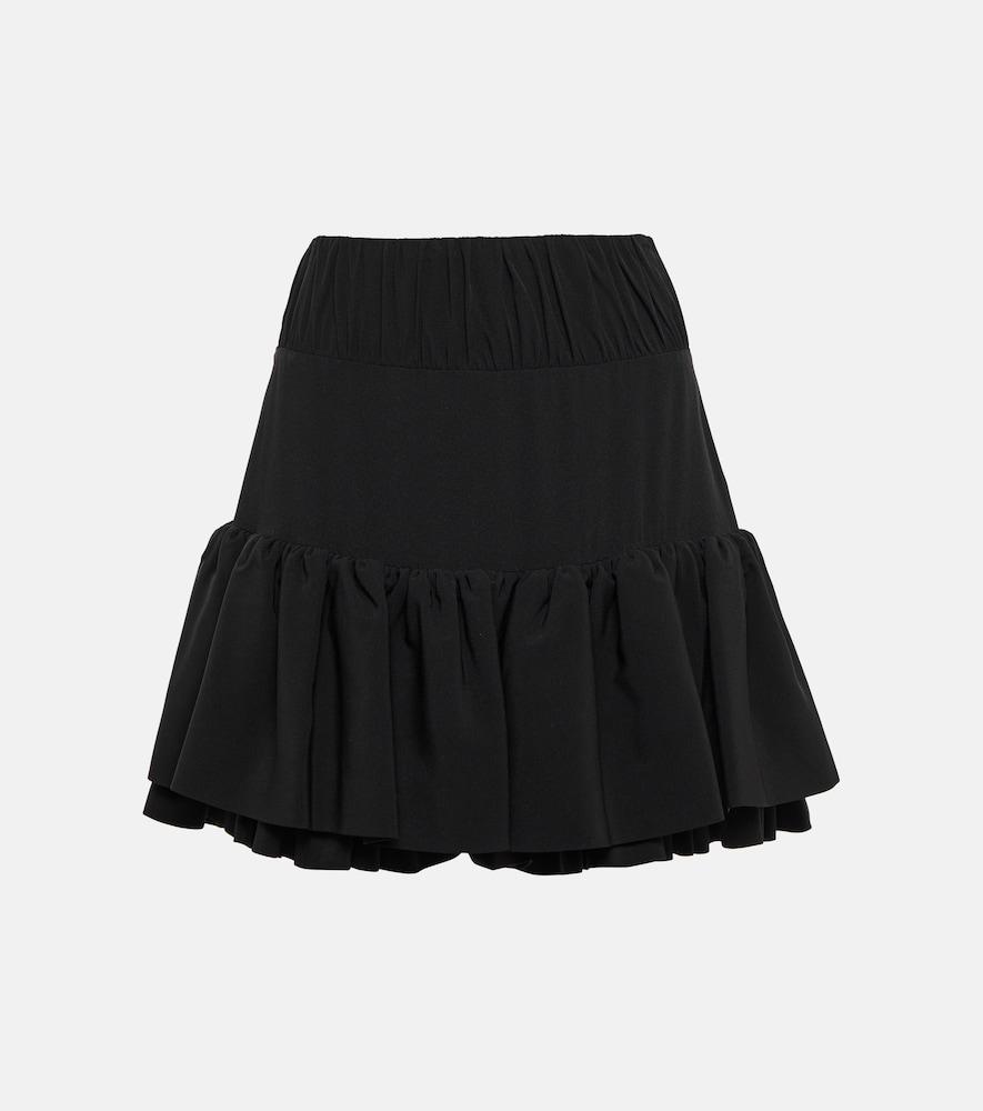 rabanne ruffled high-rise miniskirt