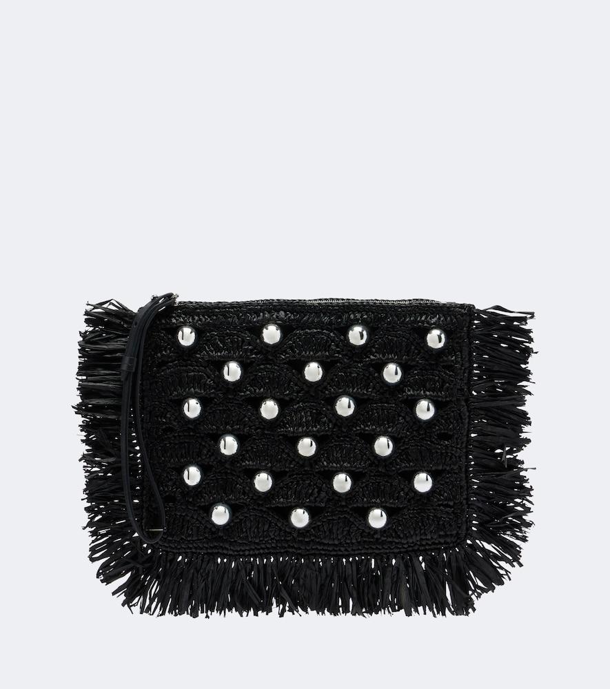 rabanne sac a main small studded clutch