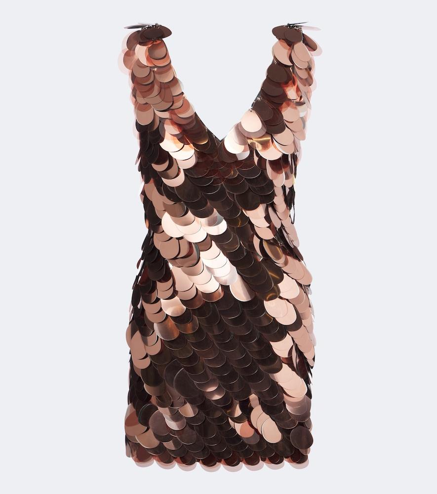rabanne sequined minidress