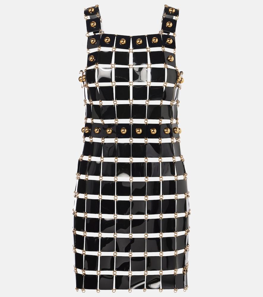 rabanne studded minidress