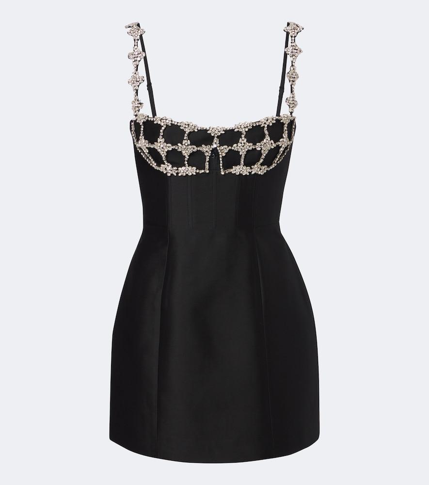 rachel gilbert acacia wool and silk bustier dress