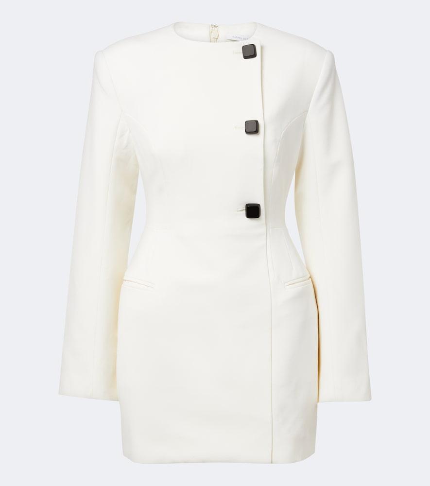 rachel gilbert finley wool-blend minidress