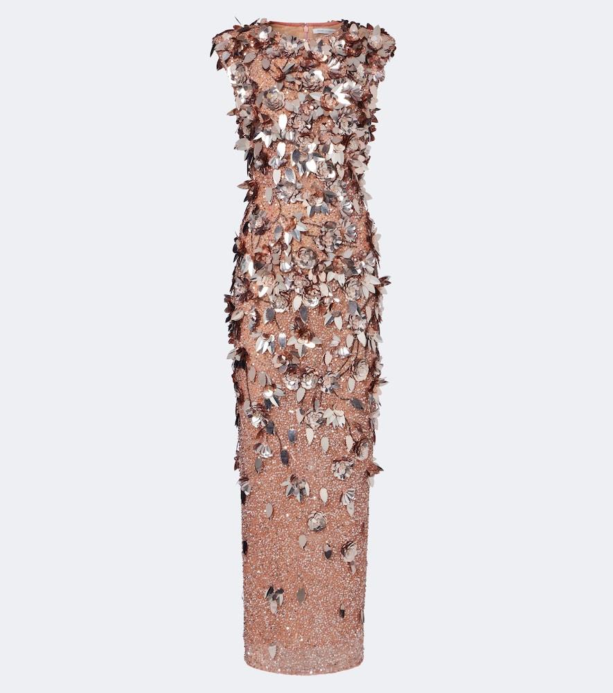 rachel gilbert hugo sequined gown