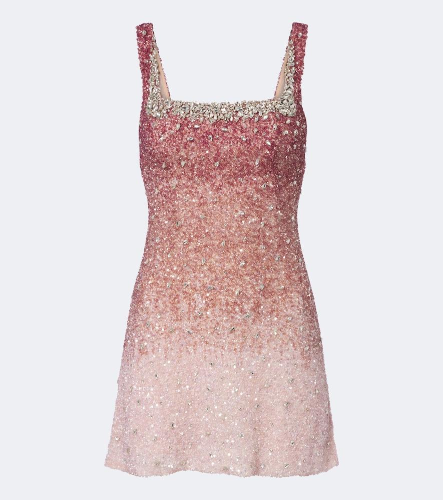 rachel gilbert kaity embellished minidress