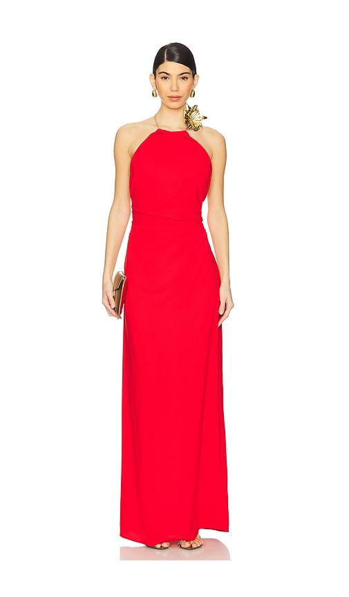 rachel gilbert raye gown in red. - size 3 (also in 4)