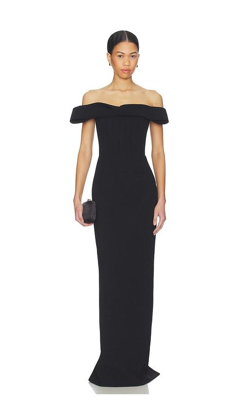 rachel gilbert rydell gown in black. - size 00 (also in 4)