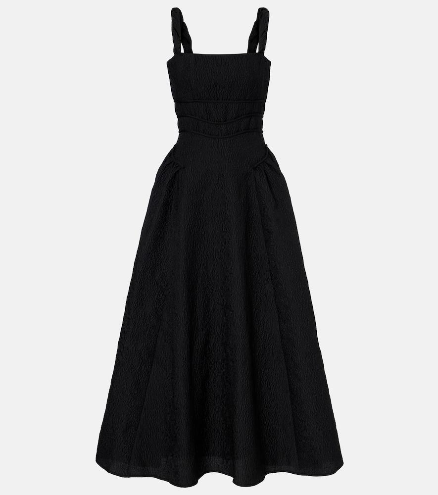 rachel gilbert sophia jacquard maxi dress