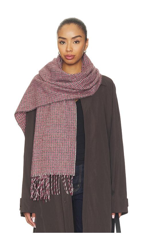 rag & bone ari scarf in red.