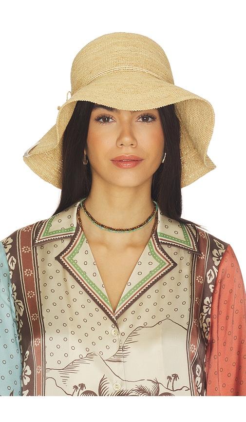 rag & bone crochet bucket hat in neutral. - size m/l (also in s/m)