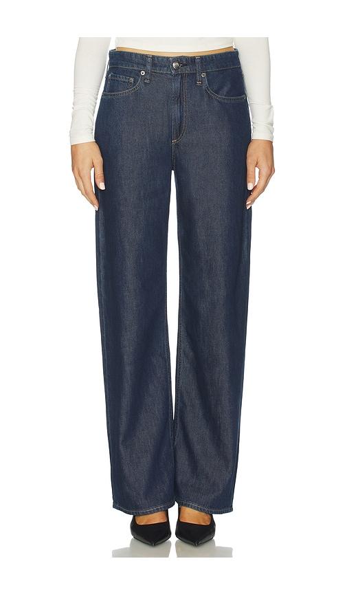 rag & bone featherweight logan wide leg jeans in blue. - size 25 (also in 26, 27, 32)