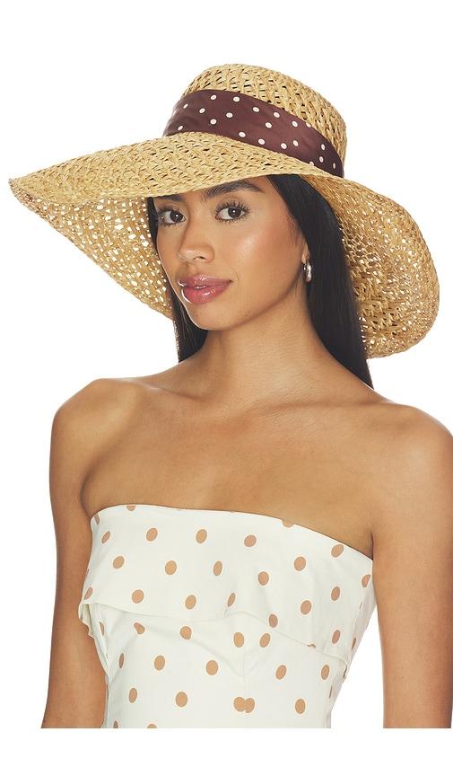 rag & bone garden straw hat in neutral. - size l (also in s, m)